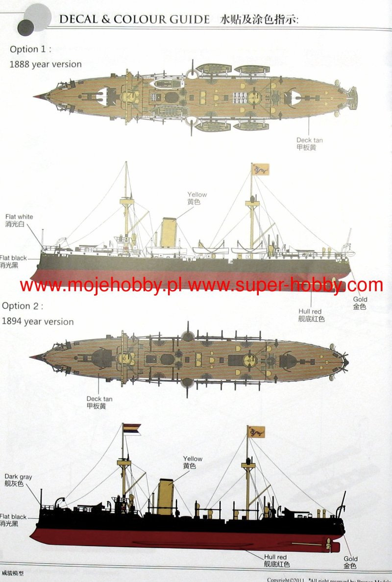Imperial Chinese Peiyang Fleet Cruiser 'Ching Yuen'