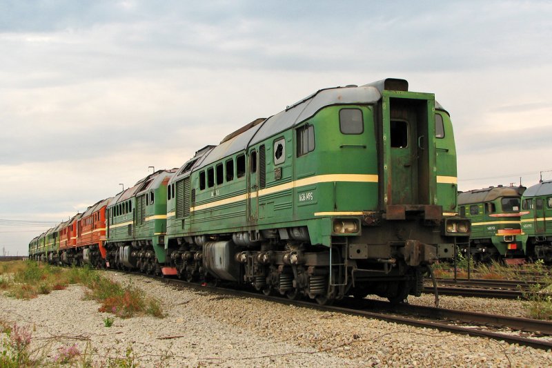 Поезда тепловозы м62