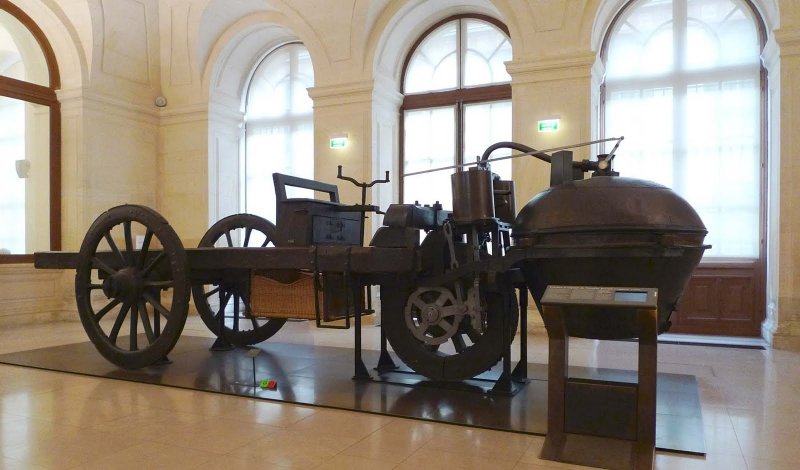 Паровая тележка Кюньо 1769 год