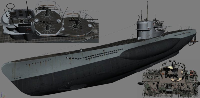 Немецкая подводная лодка u853