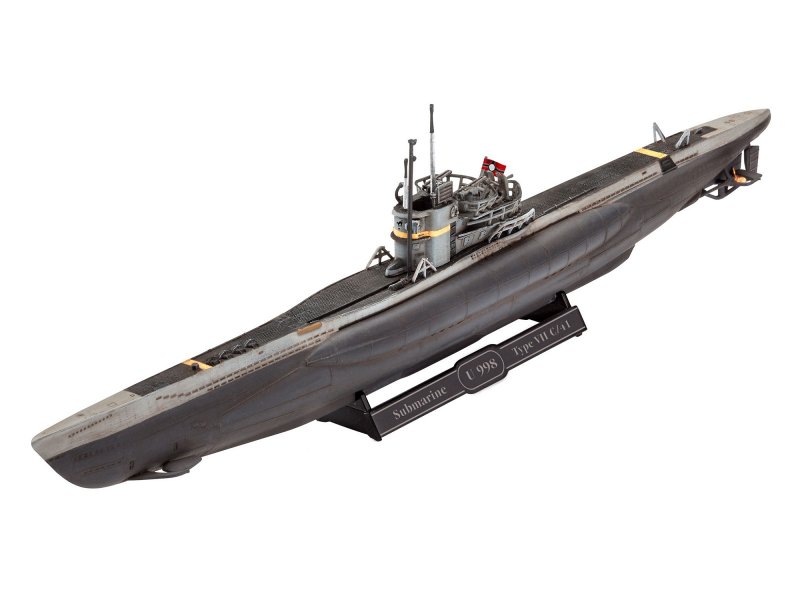 Сборная модель Revell model Set German Submarine Type VII C/41 (65154) 1:350