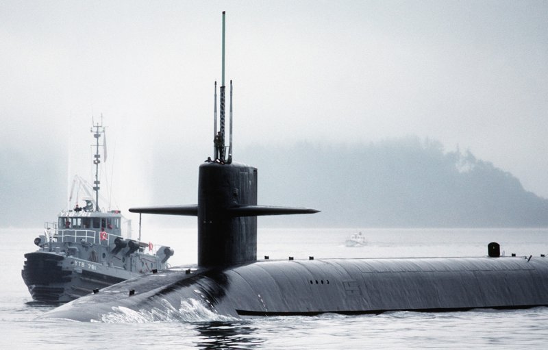 Американская атомная подводная лодка USS Michigan (SSGN-727)