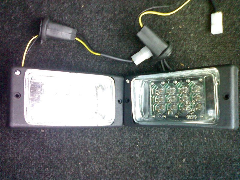 Светодиодные лампы в ПТФ ВАЗ 2110