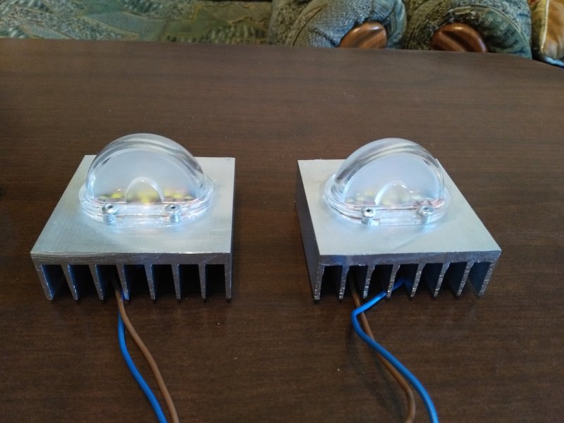 Самодельные ПТФ на светодиодах