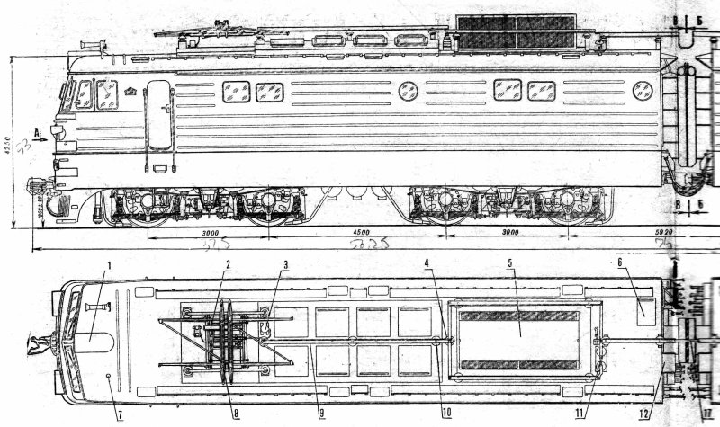 Габариты Локомотива вл 80