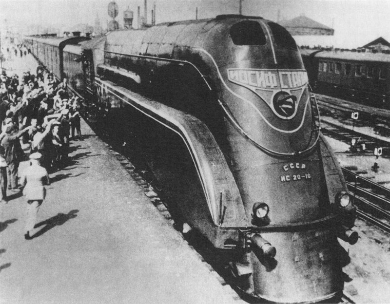 Паровоз Иосиф Сталин ис20-16