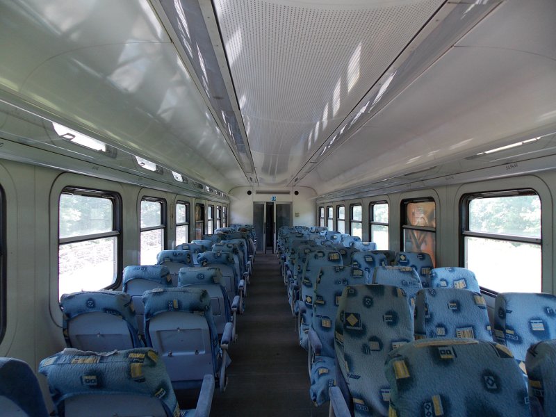 Кабина электрички эм2