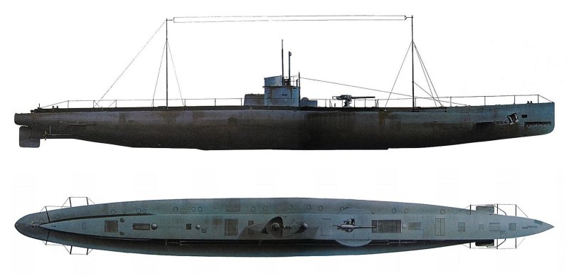 Немецкая подводная лодка ВМВ 1