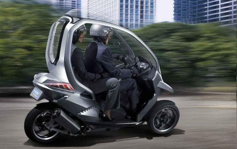 Peugeot трёхколёсный скутер