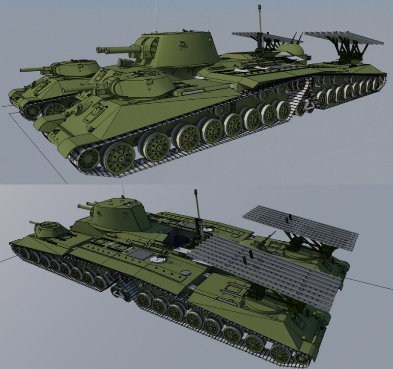 Т85 танк сверхтяжелый