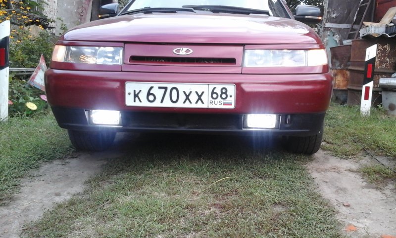 Противотуманки ВАЗ 2110 led