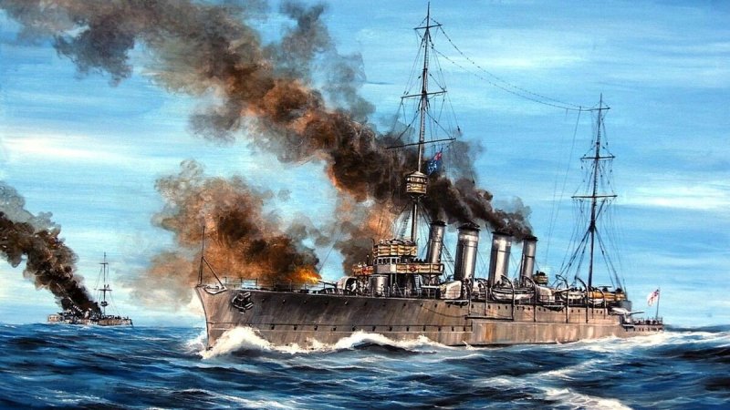 Крейсер Сидней 1914