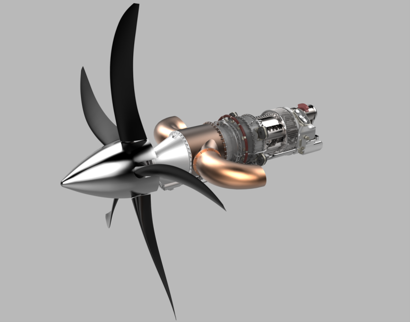 Турбовинтовой двигатель turboprop