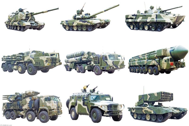 Военные машины с названиями