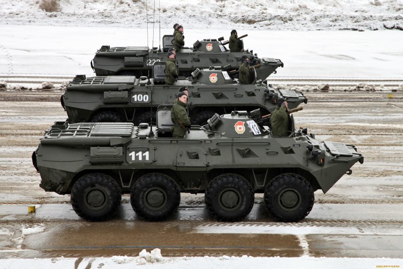 Вооружение БТР 80