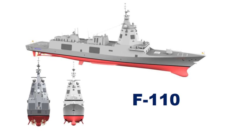 Перспективный Фрегат f110 Испания