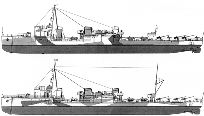 Эскадренные миноносцы типа «трайбл» 1936