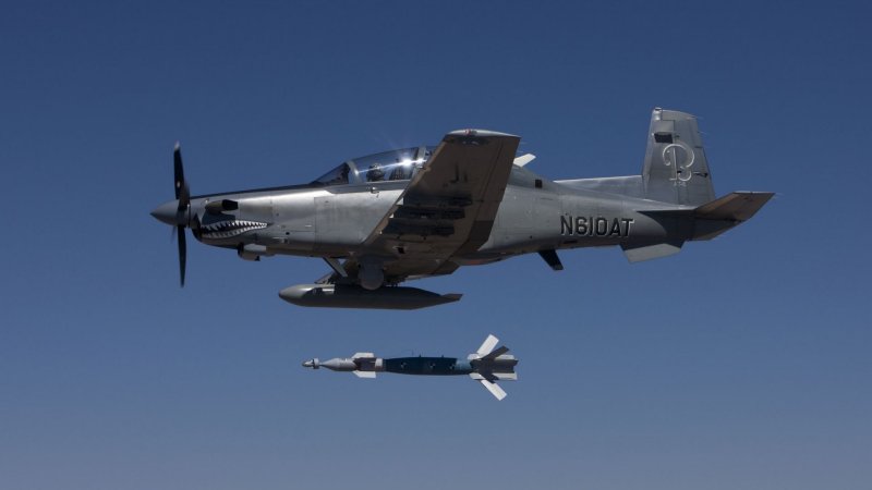 Штурмовики at-6b Texan II.