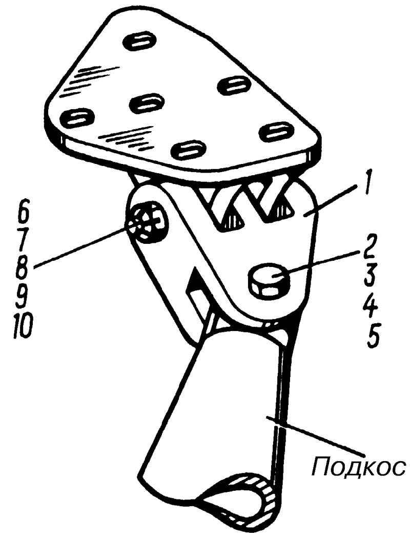 Стойка шасси ми-8