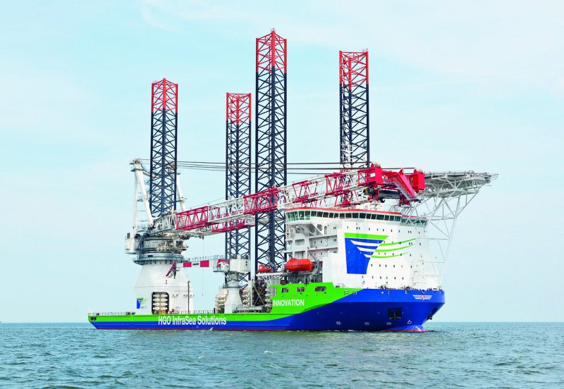 Heavy Lift Vessel 4 крана