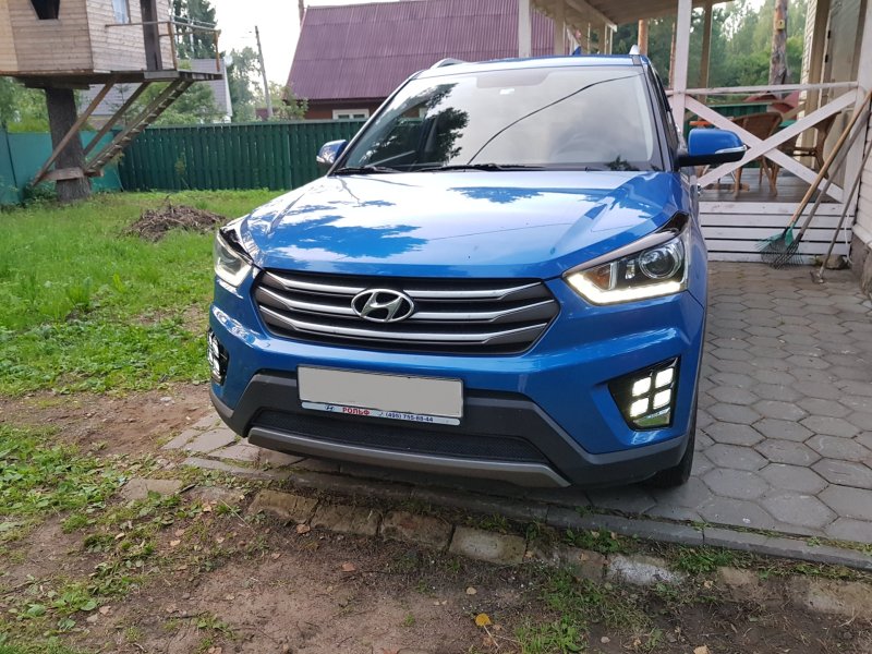 Hyundai Creta 2019 ходовые огни