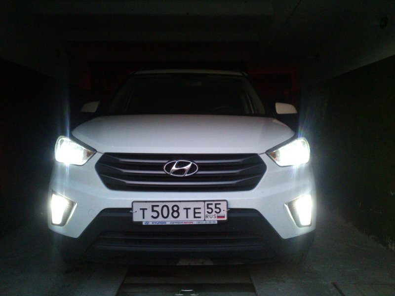 Hyundai Creta 2021 лампы led