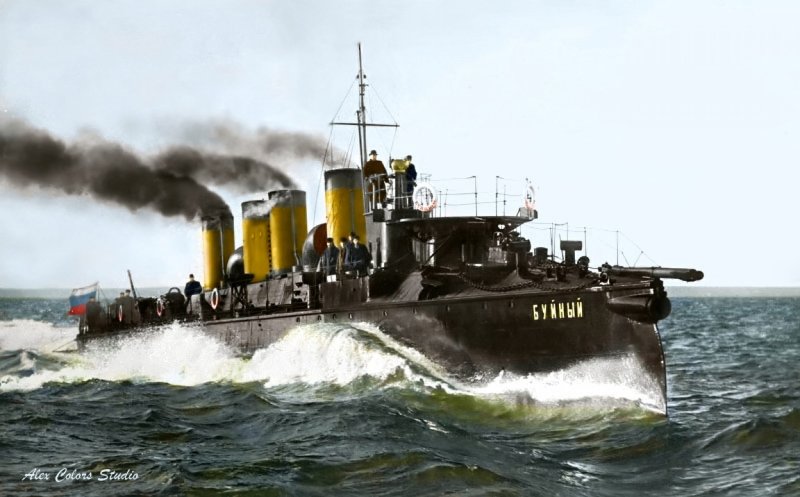 Миноносец буйный 1904