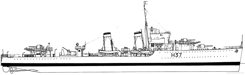 HMS Garland h37