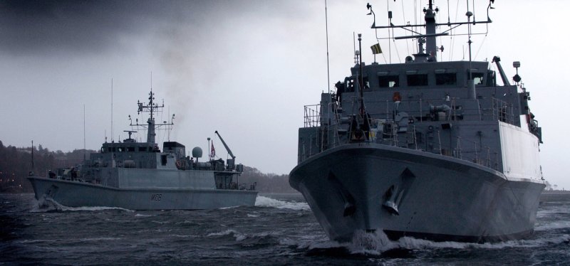 Боевых британских суда Sandown