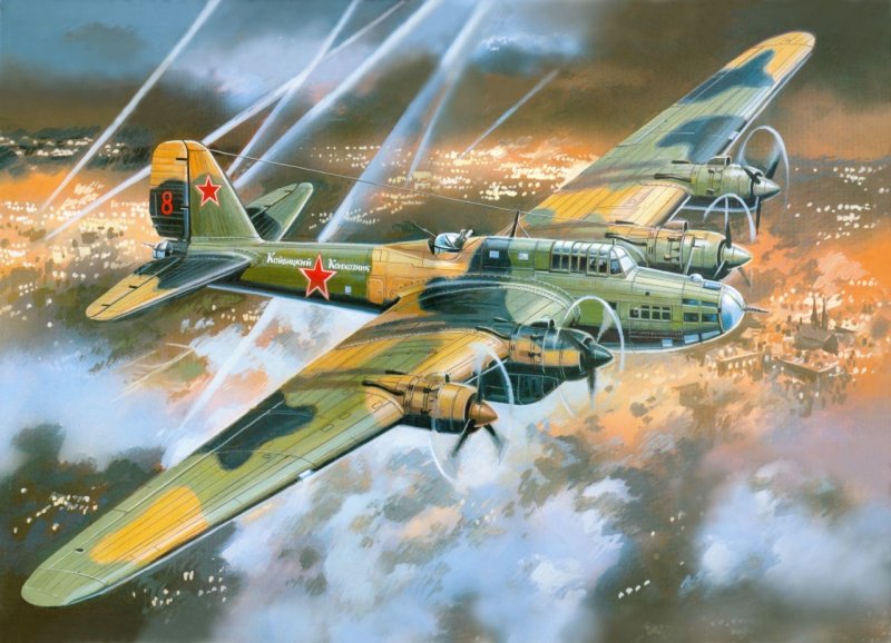 Самолет Петляков пе-8