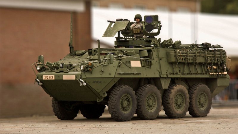 Stryker Боевая бронированная машина бронетранспортёры США