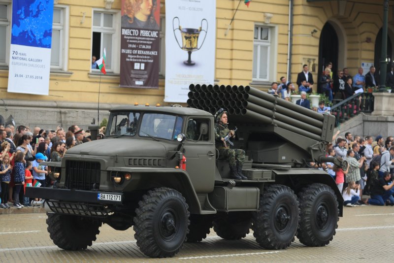 Парад военный в Болгарии