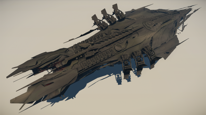 Дредноут корабль космический Star Citizen