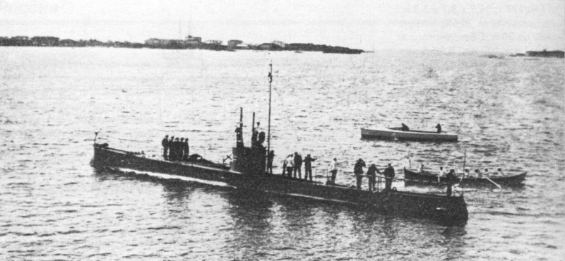 Подводная лодка минога 1909
