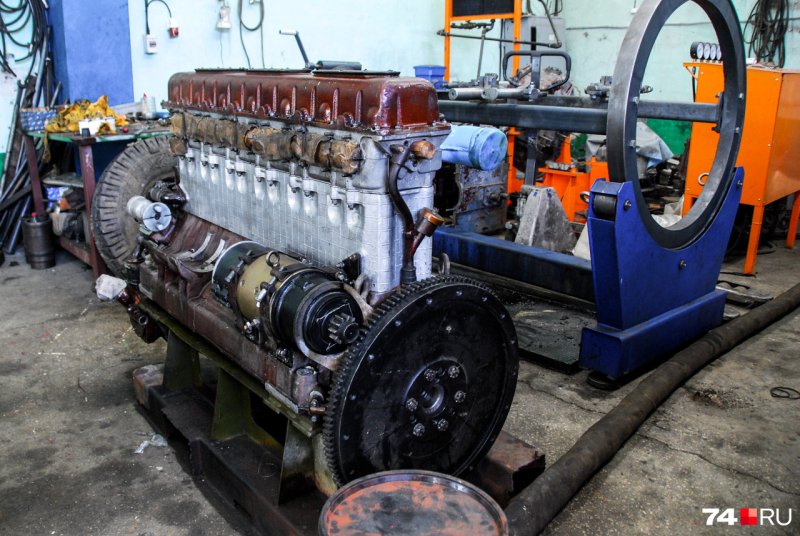 V12 дизель Советский мотор