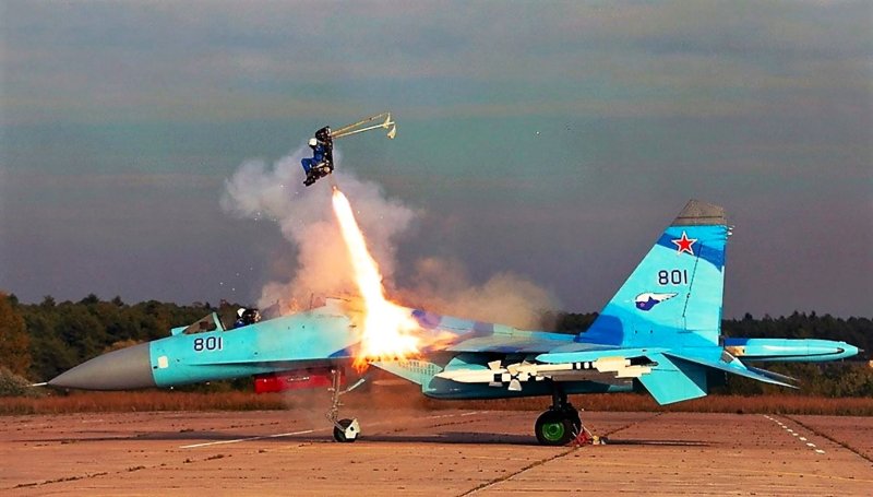 Су 34 катапультирование