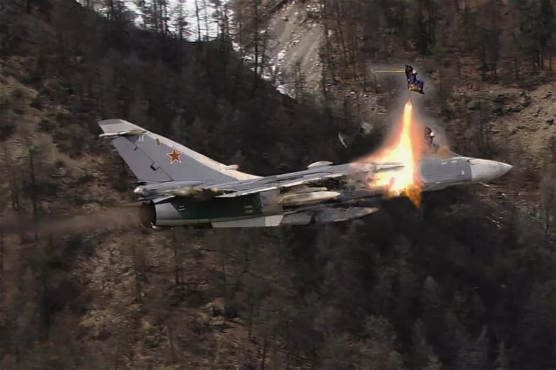 Су-27 катапультирование