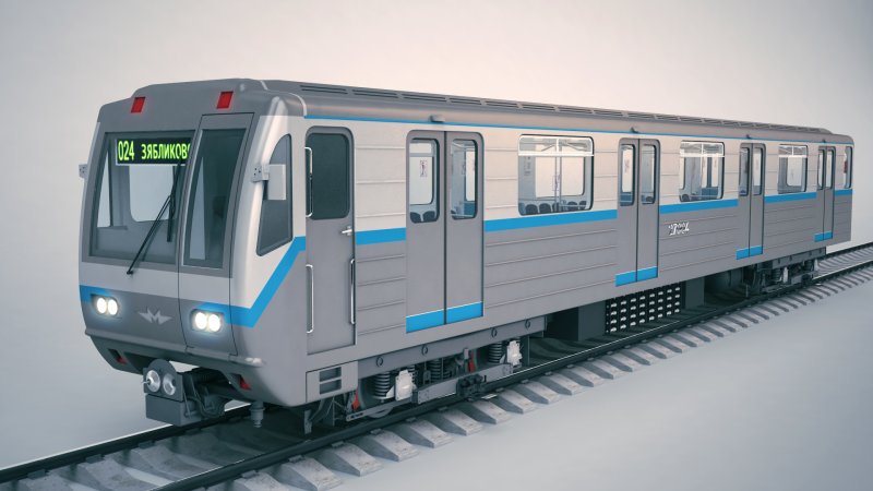 Метропоезд Русич модель