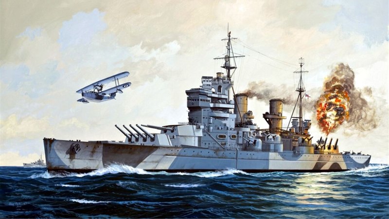 Британский броненосец HMS "Royal Sovereign"