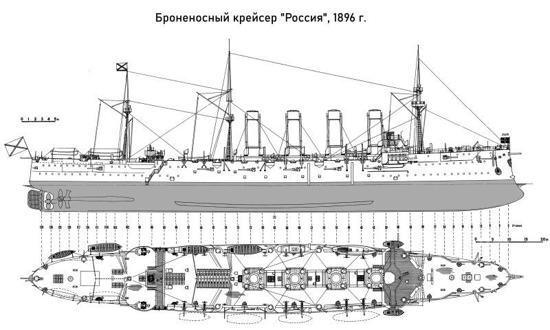 Чертежи Броненосные крейсера Франции