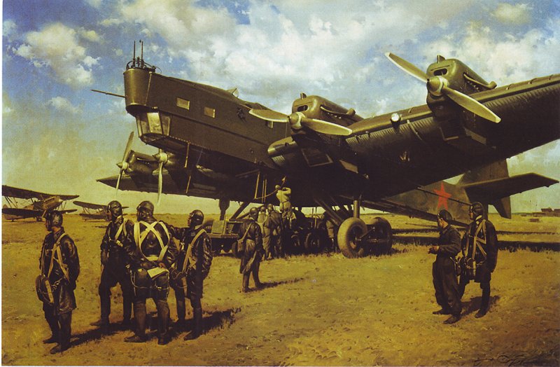ТБ-3 бомбардировщик