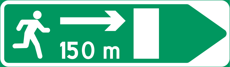 Emergency exit in Road