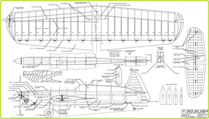 АН 140 из бальзы