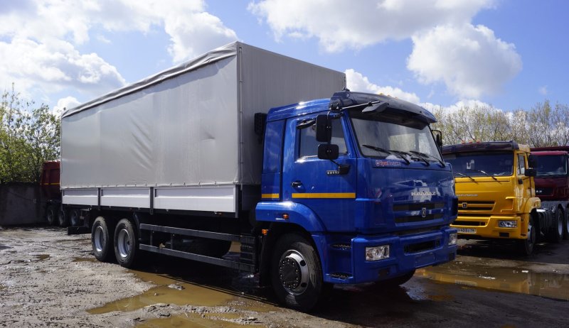 КАМАЗ 65117 тентованный