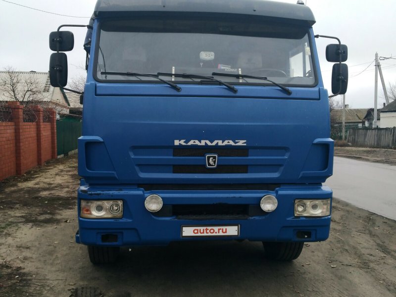 Бампер передний КАМАЗ 65117 синий