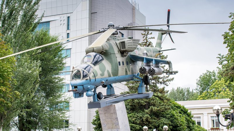 Памятник вертолету ми-24, Ростов-на-Дону