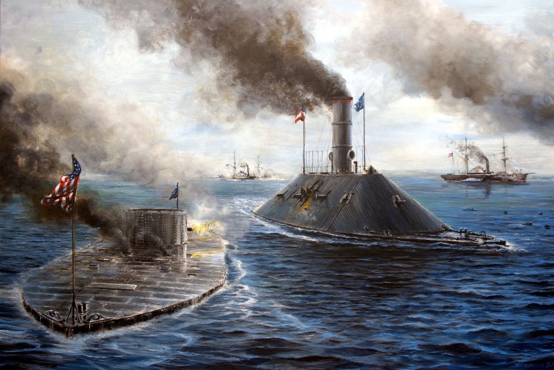 Броненосец южан «Виргиния»