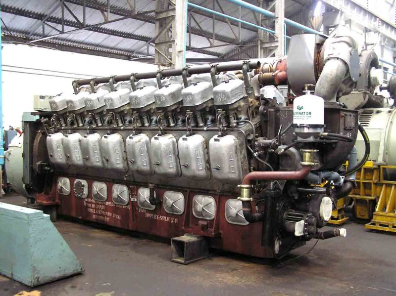 Mitsubishi Diesel engine Type 100 двигатель