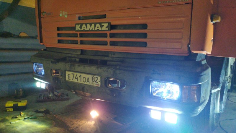 Противотуманки КАМАЗ 65115