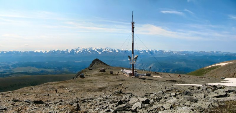 Ретранслятор горный Алтай Акташский высота 3038